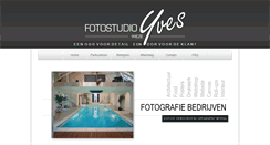 Desktop Screenshot of fotostudioyves.be